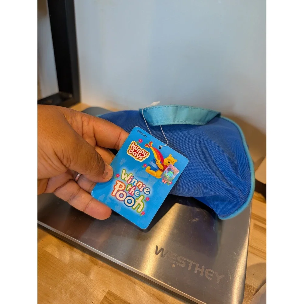 Disney Winnie the‎ Pooh Blue Vinyl Childrens bag with Tags Cute